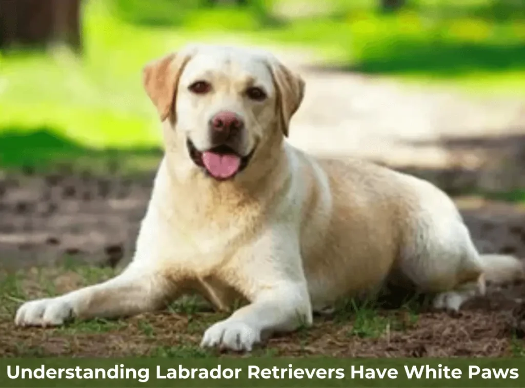 Labrador Retrievers Have White Paws